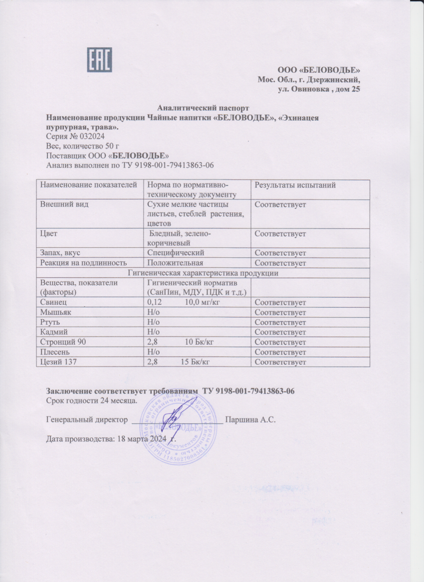 Паспорт №032024
